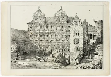 Parte del castillo de Heidelberg