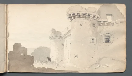 Cuaderno de bocetos: "Castillo en ruinas"