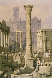 Vista del Foro, Roma