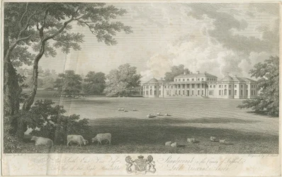 Salón Shugborough: grabado