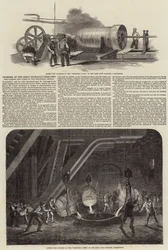 Cilindro de la Gran Prensa Hidráulica utilizada para levantar los tubos del Puente Britannia