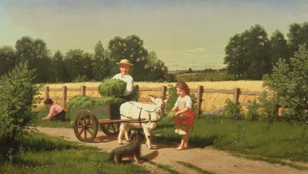 El carro de cabras
