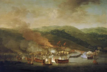 Guerra de Sucesión Austriaca (1740-1748): bombardeo de Bastia (Francia), 6 de noviembre
