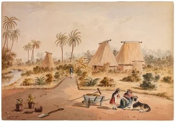 La Granja, Bahía Savu, Fiji, 1870