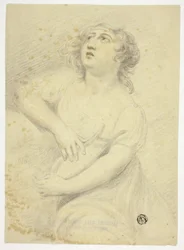 Mujer con lira