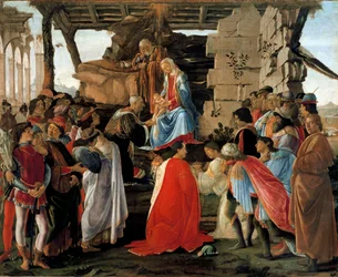 Adoración de los Magos, c.1475 (temple sobre tabla)