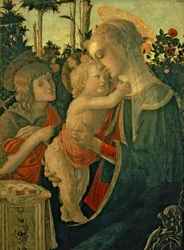 Madonna y el Niño con San Juan Bautista