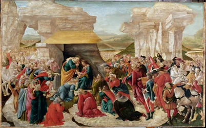 La adoración de los magos (inacabado, c.1500)