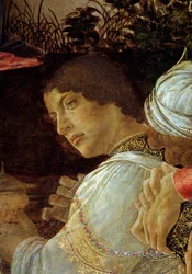 La adoración de los magos, (detalle)