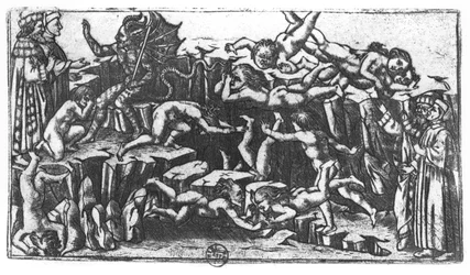 El infierno, de la «Divina comedia» de Dante Alighieri (1265-1321)