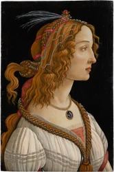 Retrato idealizado de una dama (Retrato de Simonetta Vespucci como ninfa)