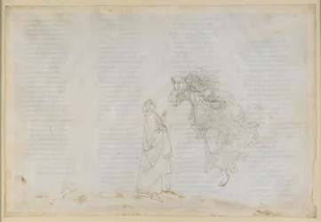 La Divina Comedia, Paraíso V. Primera esfera planetaria (cielo lunar): Beatriz explica a Dante los principios de la dispensa eclesiástica; ascenso a la esfera de Marte