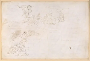 La Divina Comedia, Purgatorio IX. Antepurgatorio: zona intermedia y terraza de la puerta: el sueño de Dante; ante la puerta del Purgatorio