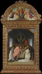 La última comunión de San Jerónimo, principios de 1490