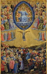 El Juicio Final Altar Alado, Panel Central, principios del siglo XV