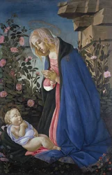 La Virgen adora al Niño dormido