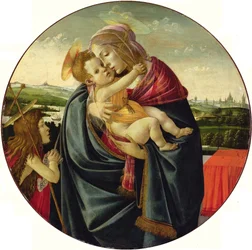 La Virgen con el Niño y San Juan Bautista