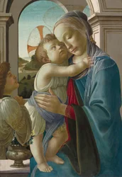 Virgen y Niño con un ángel, 1475-85