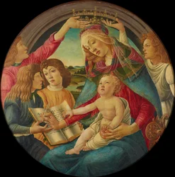copia inspirada en la «Madonna del Magnificat»