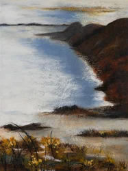 Down by the Coast, 2019 (acrílico sobre lienzo)