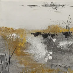 First Snow, 2023 (acrílico sobre lienzo)