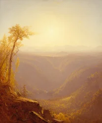 Un desfiladero en las montañas Kauterskill Clove, 1862