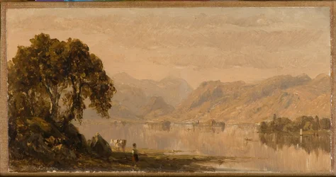 Rydalwater, a Sketch 1855 (Óleo sobre lienzo)