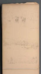Cuaderno de bocetos, página 07: "Carter Mt () Aug. 28th"