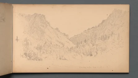 Sketchbook, página 18: "Dixville Notch, Sept. 4, 89"