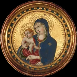 Madonna y niño, mediados del siglo XV