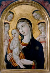 Madonna y Niño con Ángeles, c.1480
