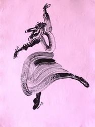 Flujo de danza abstracta