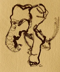 Cabeza abstracta de elefante