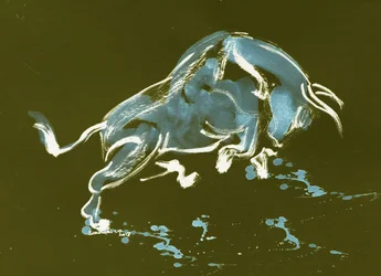 El toro azul al ataque