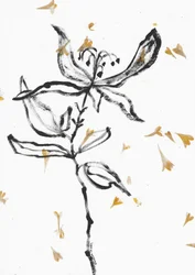 Delicado boceto floral