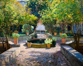 El patio de los naranjos