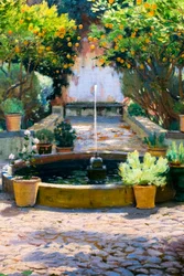 El patio de los naranjos