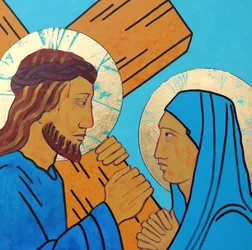 Jesús se encuentra con su madre