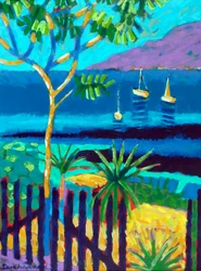 La Mer # , 2022 (acrílico sobre tabla)