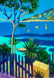 La Mer # 2, 2022 (acrílico sobre tabla)