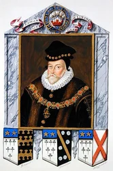 Retrato de Edward Fiennes de Clinton (1512-85) 1er Conde de Lincoln de 