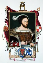 Retrato de Edward Seymour (c.1506-52) Lord Protector de Eduardo VI y Duque de Somerset de 