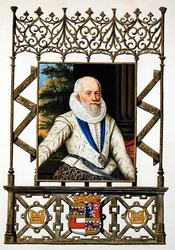 Retrato de Edward Somerset (1553-1628) 4º Conde de Worcester de 