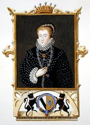 Retrato de Frances Sidney (d.c.1589) Condesa de Sussex de 