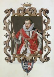 Retrato de Robert Cecil (1563-1612) 1er Conde de Salisbury de 