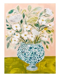 11 x 14: Flores sonrojadas