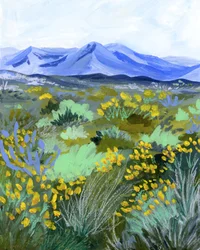 Flor amarilla del desierto