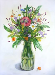 Flores de jardín, 2023 (acrílico)