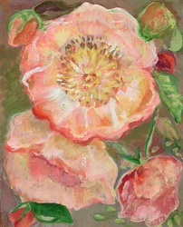 Sol de ámbar, c. 2022 (óleo sobre lienzo)