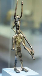 Figurilla de bronce de un guerrero, c.1800-1200 a.C.